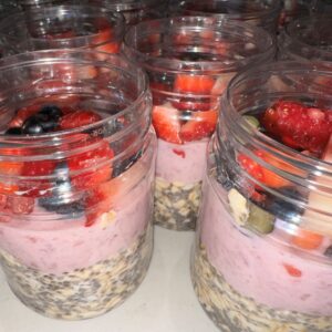 Mixed Berry Over Night Oats