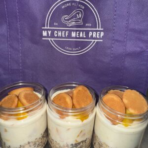 Mango Cheesecake Over Night Oats