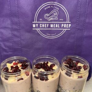 Almond Apple Cranberry Over Night Oats